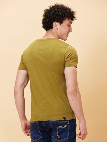 Image of Being Human Coffee Regular Fit Round Neck Men's T-Shirt Clothing