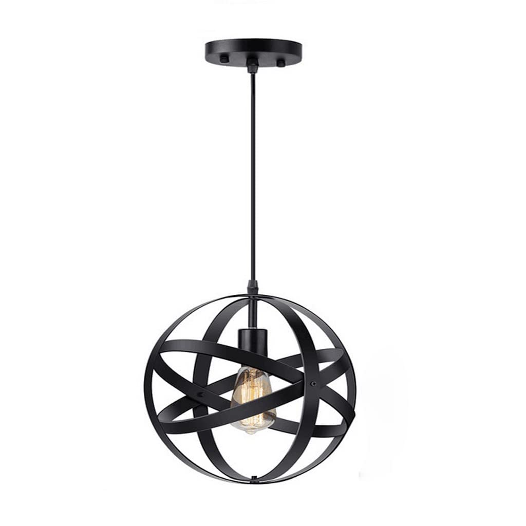 Luminaire rond en fer pour table à manger et restaurant convivial - 8