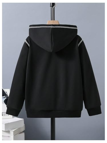 Boy's Hoodies Long Sleeve Hooded Sweatshirts Casual Pullover Tops with Pocket2