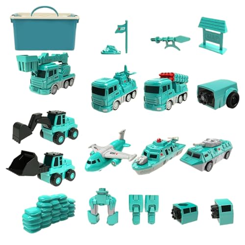 Magnetic Robocar Set​ with ​Magnetic Transforming Cars and Magnetic Robots for Kids 5-7, STEM Toys that Boost Creativity and Learning Skills (#2)