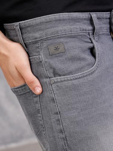 Image of WROGN Men's Slim Fit Jeans | Mid Rise | Jeans for Man