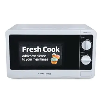 Voltas Beko, A Tata Product 20L, 700W smart solo Microwave oven (MS20MPW10, White)