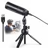 USB Microphone for PC, Cardioid Condenser Mic with 20Hz-20KHz Frequency Response, Plug & Play USB 2.0 Interface, Compatible with Windows/Mac, Ideal for Podcasting, Recording Studio & Karaoke