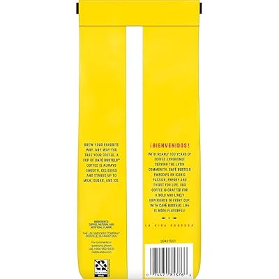 Cafe Bustelo Dulce de Leche Ground Coffee 11 Ounce Bag