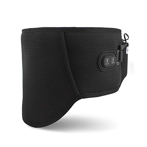 ZFF Soporte Lumbar Cinturón Calentamiento Fibra Carbono para Hombre Mujer Gimnasio En...