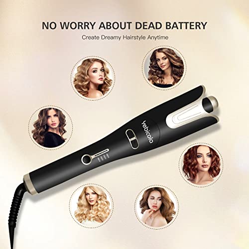 Automatic Curling Iron, Auto Hair Curler Wand With 4 Temps & 1" Rotating Barrel Ceramic Curling Irons, Auto Curling Wand With Dual Voltage And Professional Anti-Tangle Suitable For Hair Styling #TOP5