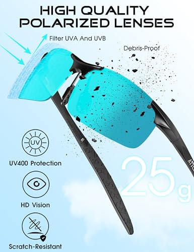 ATTCL Al-Mg Metal Polarized Sunglasses