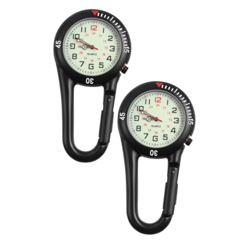 Montre clip luminescente à quartz pour porte-bouteille et sport