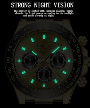 MASTOP Pagani Design Daytona Homage Relógio Masculino Panda