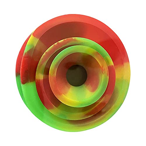 Green Piece® Universal Plug Caps for Cleaning, Storage, Glass and More Silicone Cleaning Caps/Plugs (Psychedelic - Pack of 1) Colors Vary