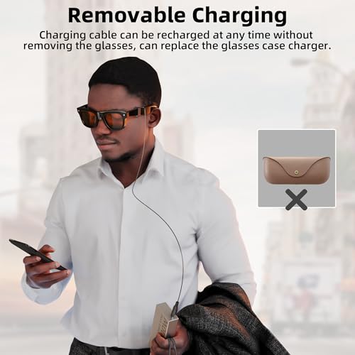 Image of DAIERTEK USB C Charging Adapter for Ray Ban Meta Glasses | Gen 1&2 Compatible, Type C Charger Cord, Wall Charger Compatible, Power Bank Compatible, Mobile Phone Power Supply