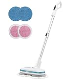 albohes Mop Elettrico Rotante Senza Fili, 2 in 1 Lavapavimenti a Spruzzo Elettrico, Lava e Lucida i Pavimenti, Ideale per Pulizia di Pavimenti di Legno e Piastrelle