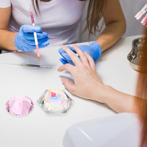 Recipiente de vidrio para esmalte y polvo acrílico miniatura 6
