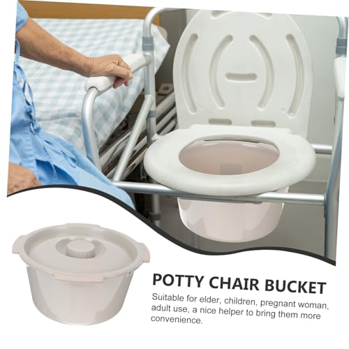 Chaise de toilette en PP robuste 80 kg avec isolation des odeurs supérieure
