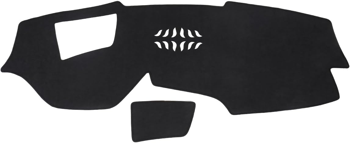 BIBLOZ Dash Cover for BMW X5 2019-2023 & BMW X7 2019-2022 Accessories Black Flannel Dashboard Cover Mat Car Dashboard UV Sun Protection