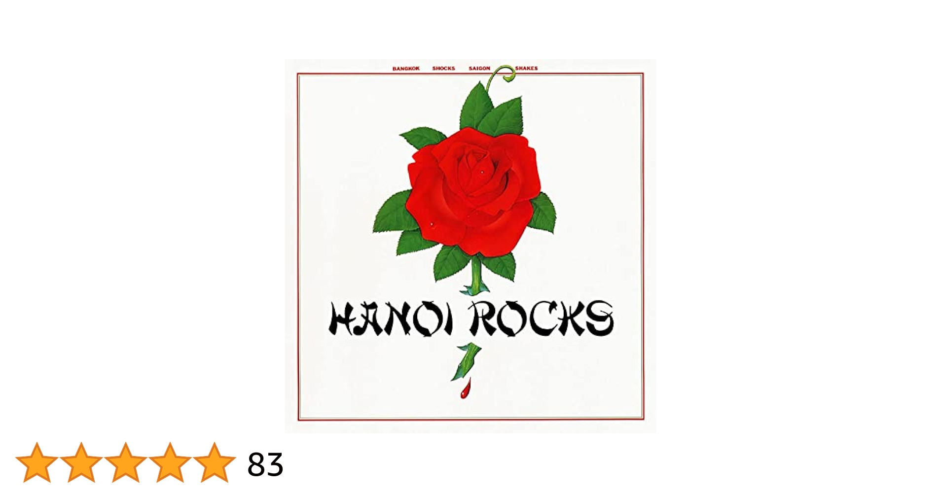 Hanoi Rocks アルバム LPレコード白夜1st HANOI ROCKS / 白夜のバイオレンス | sleepsundaysalon