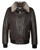 Schott NYC LC930D, Chaqueta para Hombre, Marrón, M