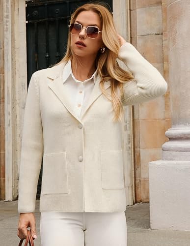 Grace Karin Women's Long Sleeve Knitted Blazer - Office Cardigan - Image 4