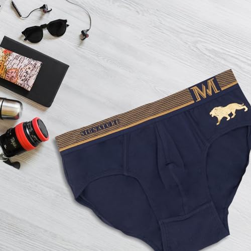 Image of Macroman M-Series MW Signature Collection By Rohit Bal Premium Supima, Modal, Spandex Mens Briefs