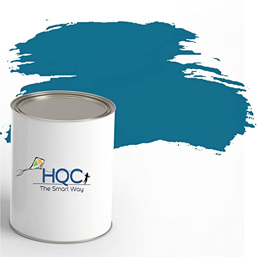 HQC Fence Paint and Garden Shed Paint 0.5L | Garden Paints | Furniture Paint | Wood Paint | Outdoor Paint | Garden Fence | Quick-Drying Paint | Protection Paint Marina Blue