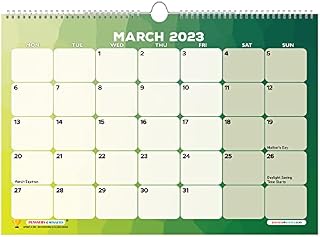 Wall Calendar Planner 2023 by planners4winners | Month to view planner organiser calendar for family, home and working professionals | Large size (42 x 30 cm)