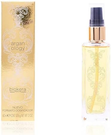 SALERM - Argan Oil Hair Serum - Biokera Arganology - 60 ml - for Very Dry and Damaged Hair - Nutrition and Shine - Revitalizes Hair - Extra Hydration