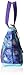Laurel Burch Bag, 11 by 3 by 8-Inch, Indigo Cats, Medium Blue