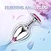 Yolodit Anal Plug Adult Sex Toy,Jeweled Anal Toys Adult Sex Toys Games Butt Plug,Personal Anal Plugs for Adult Women,Men and Couples,Rose Sex Toy G Spot Anal Beads Anal Toy