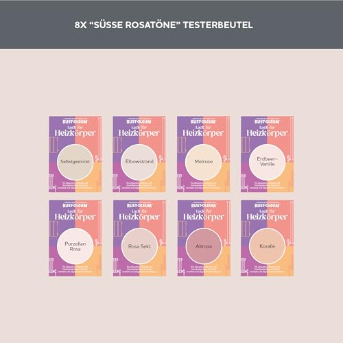 Heizkörper Testerbox - Süße Rosatöne - Matt