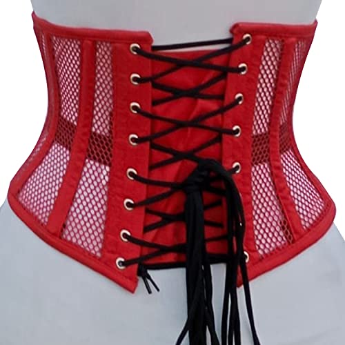 Image of Women's Waist Training Underbust Corset Steel Boned Hourglass Body Shaper