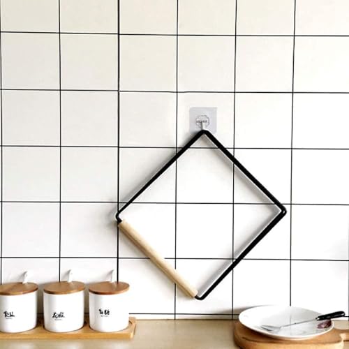 Image of ARHAT ORGANIZERS Foldable Hand Towel Stand | Towel Holder for Washbasin & Kitchen | Hand Towel Holder for Bathroom, Countertop & Vanity | 3 Towel Drying Stand, Napkin Stand (Black, 3-Tier)