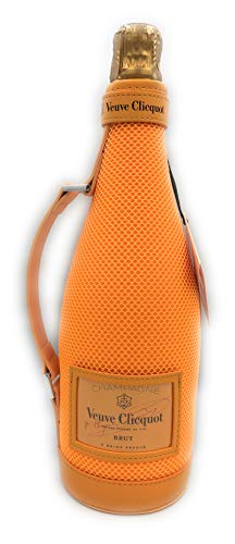 Veuve Clicquot Yellow Label Brut Champagne with Handled Ice Jacket Sleeve Gift , 750mL