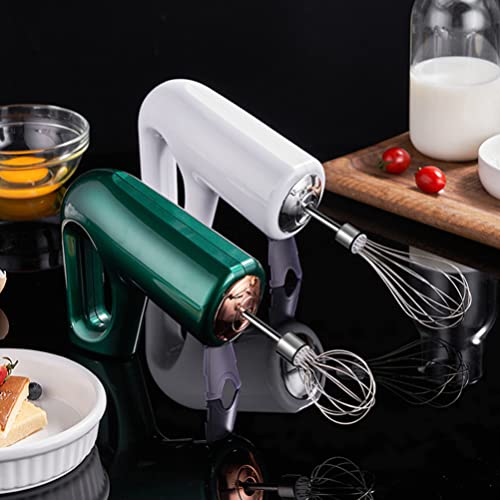 Huevo Eléctrico Batidor de Crema para Batidor de Huevo: Leche de Mano Mezclador de Espuma Licuadora con Doble Batidor… - Imagen 4