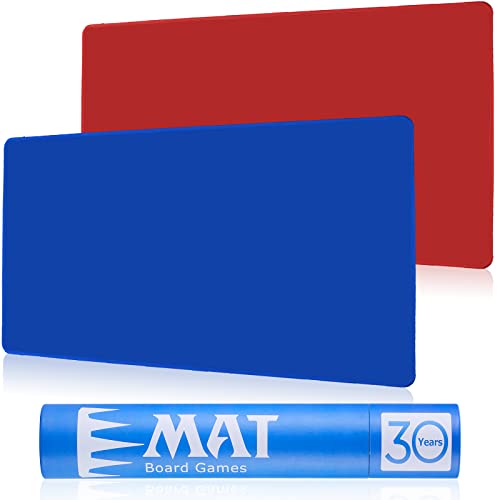 Biouai MTG Playmat for TCG Card Playing Game - 2Pcs Stitched Play Mat with Tube for Cards Gameplay, MTG, Yugioh, Magic The Gathering (24 x 14 in, 2 Pack)