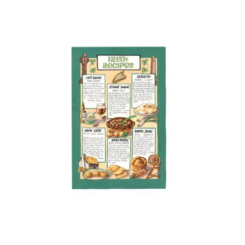 Ulster Weavers Traditional Irish Recipes Linen Tea Towel