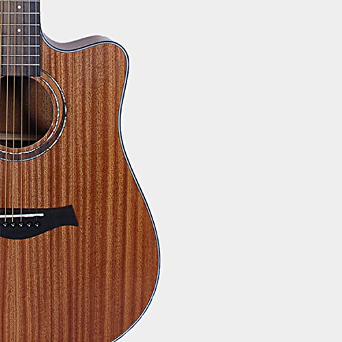 MEIeynt Guitare Acoustique en sapele de 41 Pouces – Ensemble Naturel avec Sac de Transport, accordeur, Cordes, Sangle… - Les Beatles, Paul McCartney, John Lennon, RIngo Starr, George Harrison MEIeynt Guitare Acoustique en sapele de 41 Pouces - Ensemble Naturel avec Sac de Transport, accordeur, Cordes, Sangle… – Image 4