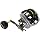 Reel de baitcasting FEIERNOU JS500 con relación de engranaje 6.4:1 y freno máximo de 33LB miniatura 1