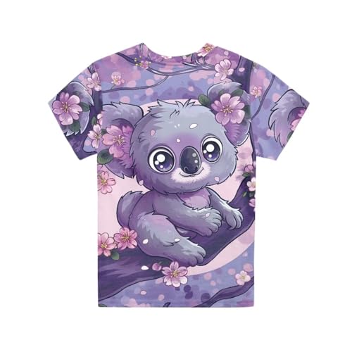 Image of JEOCODY Boys Girls Graphic Tees Funny 3D Printed Short Sleeve T-Shirts 3-16T