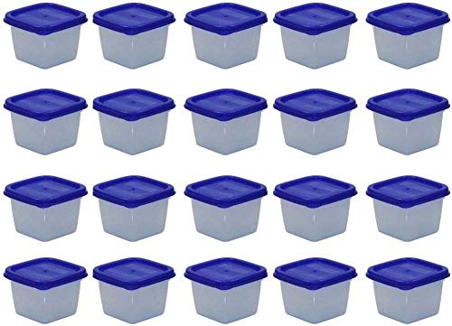 mikken Mini Gefrierdosen, Kunststoff, Weiß, 100 ml