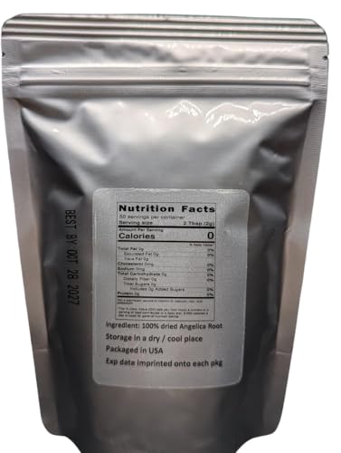 Angelica Root - Angelica archangelica Dried Root Cut (04 oz)