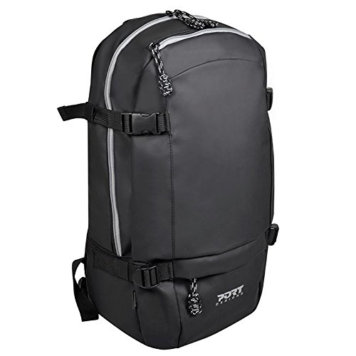 Port Designs Brooklyn Mochila para portátil de 15.6 '' y tabletas de 10.1 '', Negro Cover