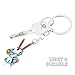 Weeb Keychains Demon Slayer Katana Keychain – Tengen Sword Key Ring – Rugged Metal Phone Charm – Durable Collector-Grade Anime Gift & Bag Charm – Demon Slayer Merch | Tengen Uzui Keychain