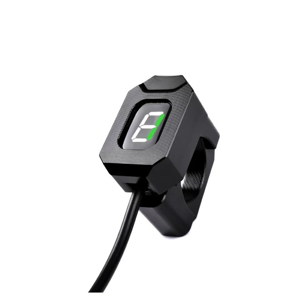 Indicatore di Cambio Marcia per Moto, contachilometri Digitale per ST1300 ST 1300 2002 2003 2004 2005 2006 2007, indicatore di Marcia a 6 Livelli (Anello Fisso Verde)