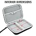USA GEAR GPD Pocket Mini Laptop PC 7 Inch Hard Case Storage Travel Case - Compatible with 7 Inch Small Notebook UMPC Computer, GPD Win Mini, and More - Water Resistant Exterior, Mesh Pouch (Black)