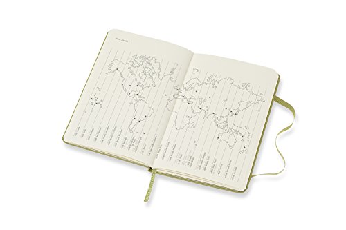 Moleskine Agenda 2019, Semanal, 12 meses, Tamanho Bolso (9 cm x 14 cm), Verde, Capa Dura
