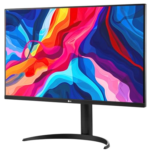 Image of LG 32 inch 4K UHD (3840 x 2160) Ultrafine Monitor, 60Hz, HDR10, 90% DCI-P3, Dynamic Action Sync, Built-in Speakers, Black Stabilizer, HDMI, Pivot /Height /Tilt Adjustment Stand