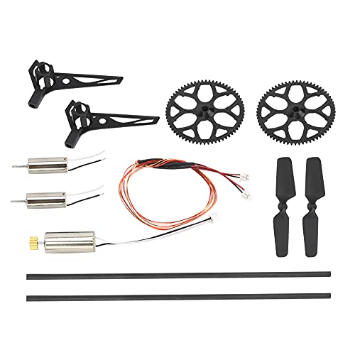 KUIDAMOS Helicopter Accessories Set Remote Control Helicopter Professional Spare Parts Accessories Set, Easy to Install Helicopter Toys Accessories Compatible with WL V911S Helicopter
