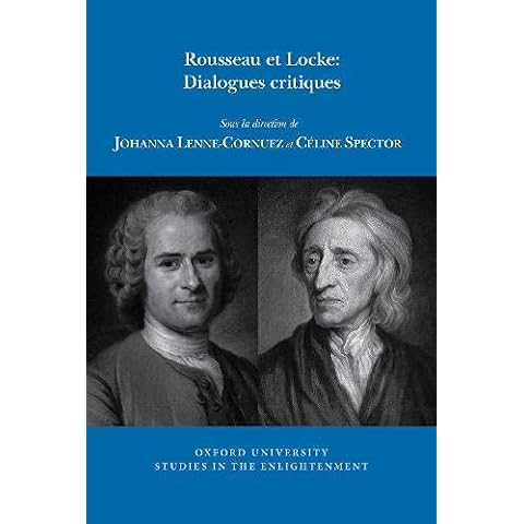 Rousseau et Locke: Dialogues critiques (Oxford University Studies in The Enlightenment) Cover