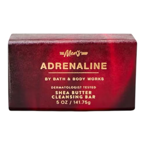 Bath and Body Works Adrenaline Shea Butter Cleansing Bar Soap 4.2 oz (Adrenaline)