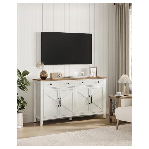 VASAGLE Rustic Buffet Cabinet with Storage